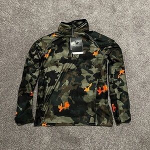 Boys Obermeyer Camouflage Long Sleeve Base Layer Size Large